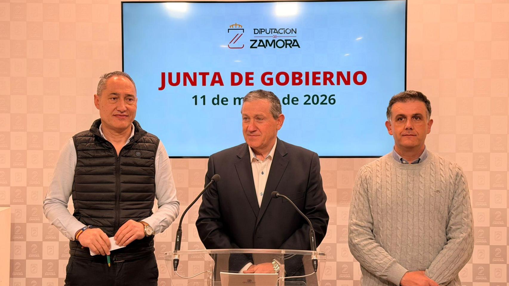 Rueda de prensa posterior a la Junta de Gobierno.