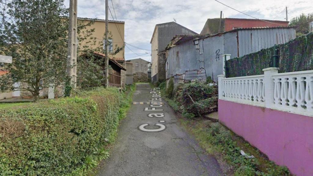 La calle Fonte de Elviña.