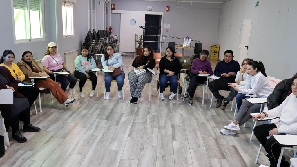 Integrantes de La Comala, la iniciativa colectiva fundada en 2017 en Madrid.