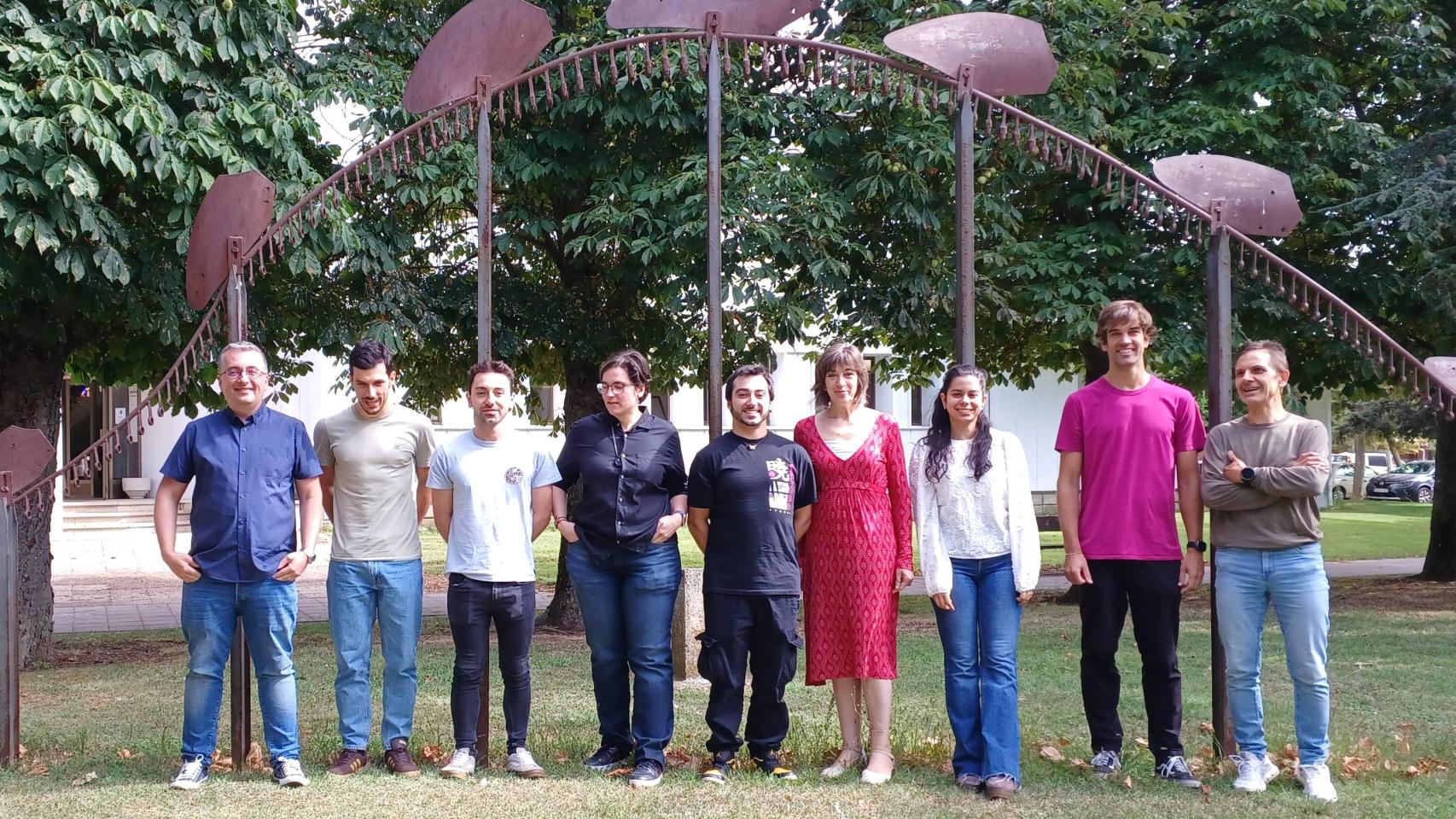 Parte de los investigadores de la ULE que han participado en el estudio.