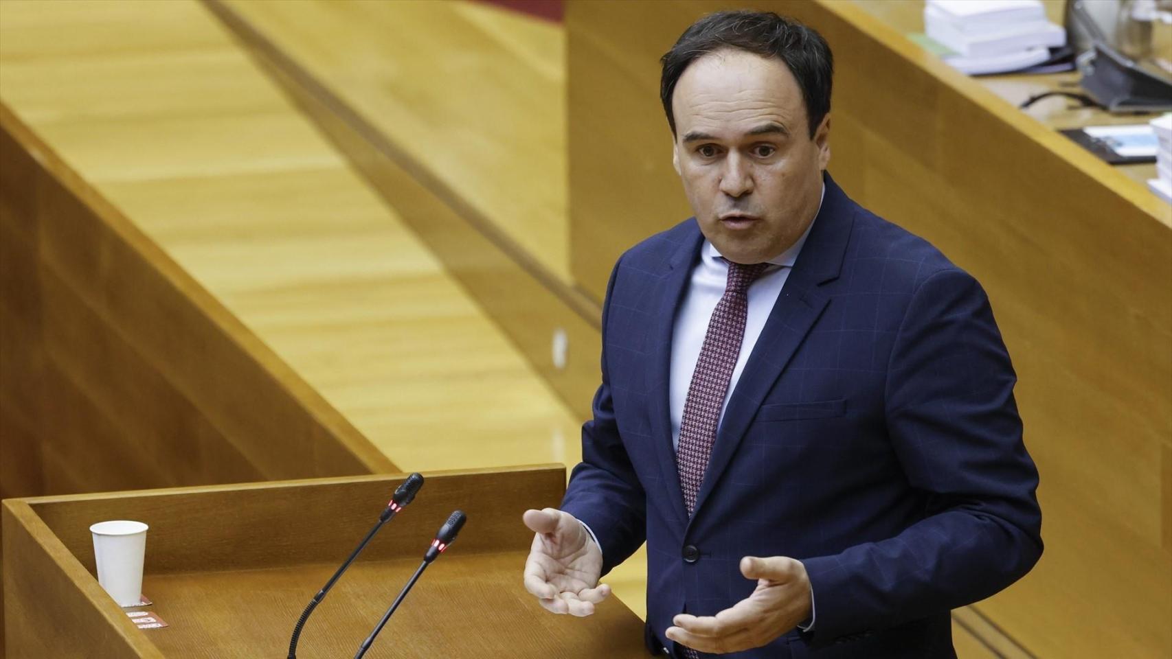 Juanfran Pérez Llorca en Les Corts. Rober Solsona/Europa Press