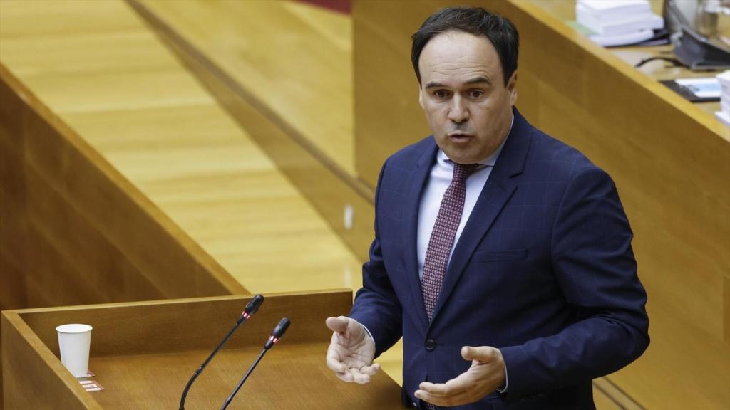 Juanfran Pérez Llorca en Les Corts. Rober Solsona/Europa Press