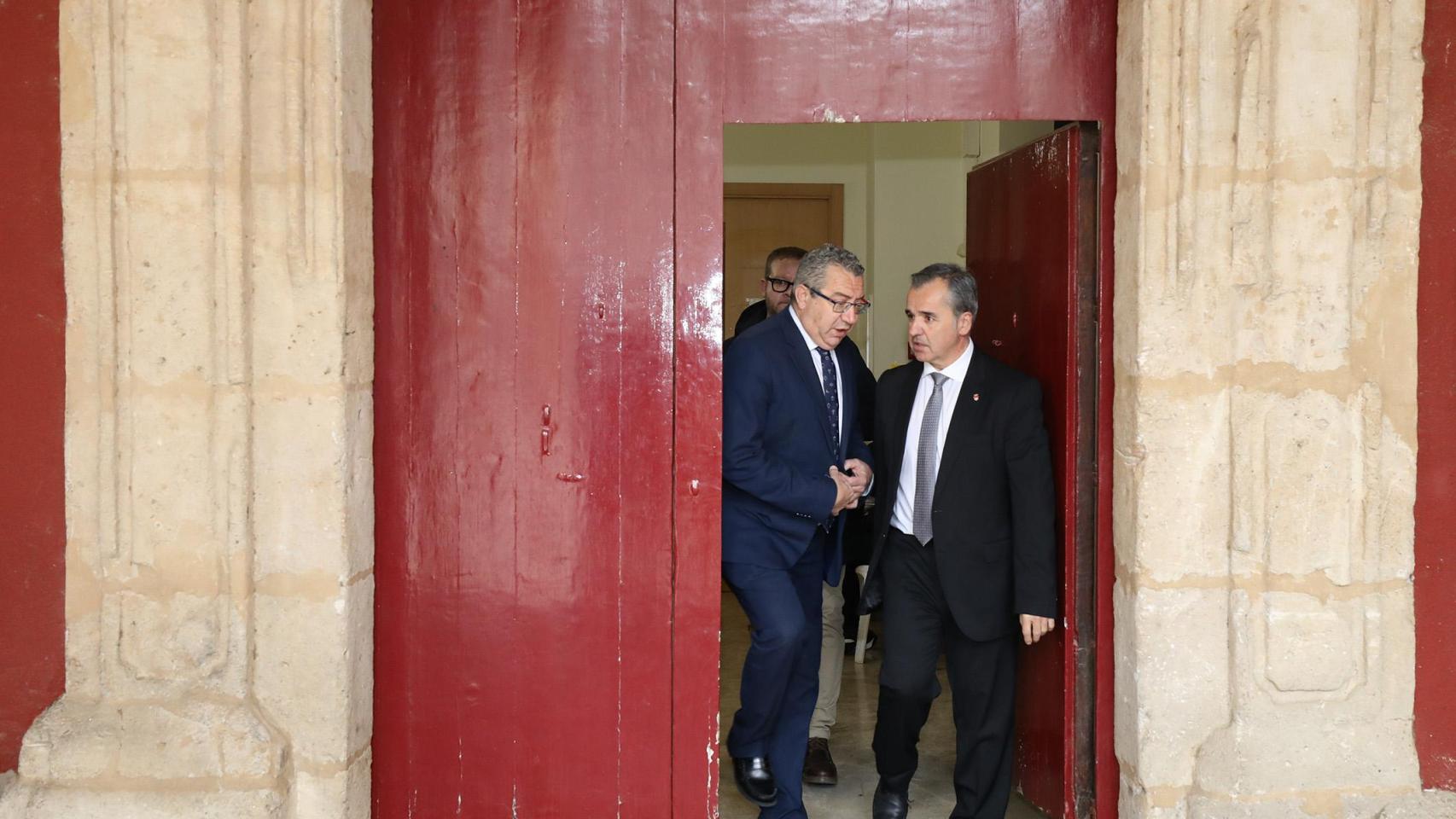 La visita de Toni Pérez a Aspe.