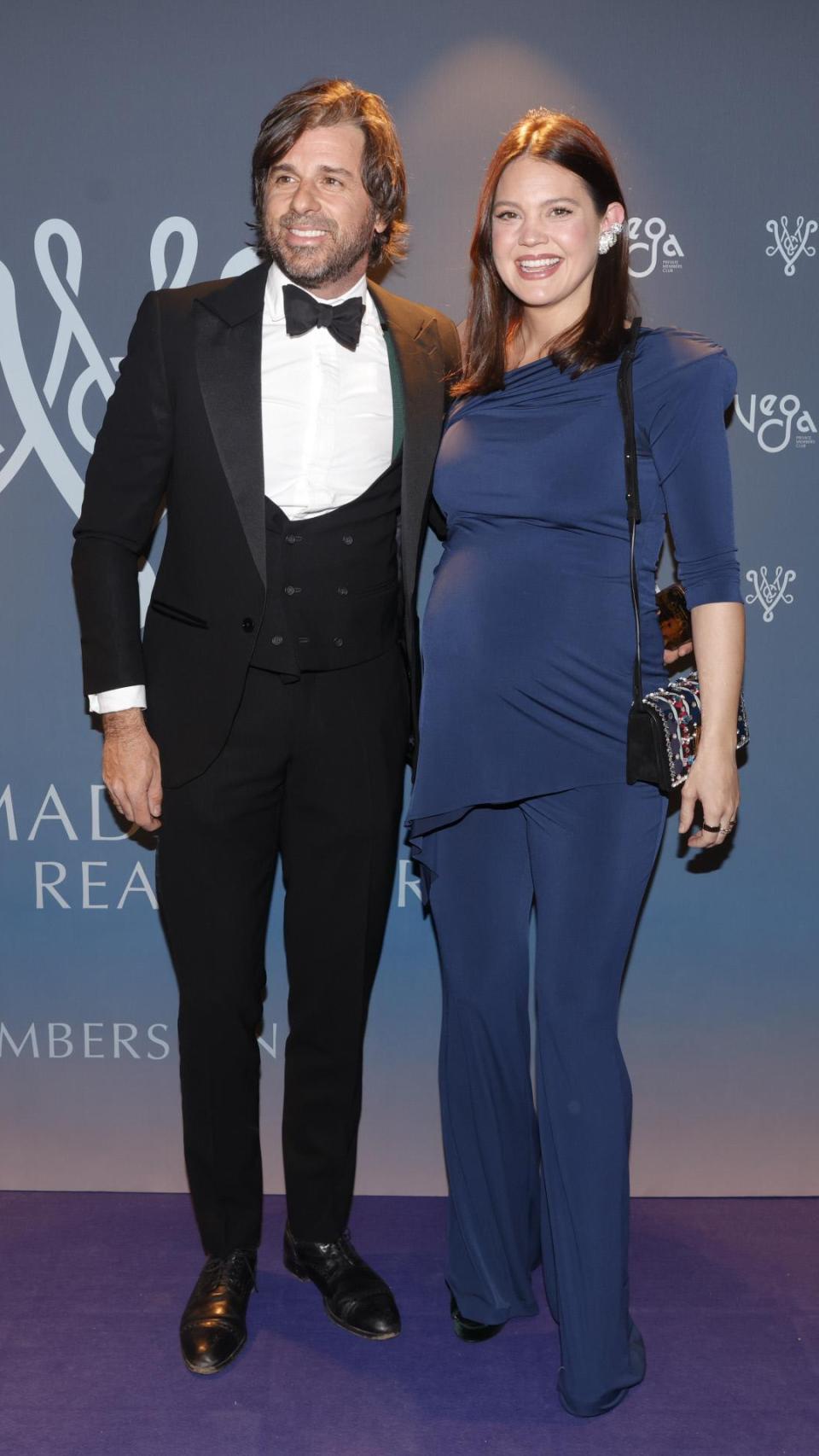 Álvaro Falcó e Isabelle Junot en la inauguración del club de Íñigo Onieva.
