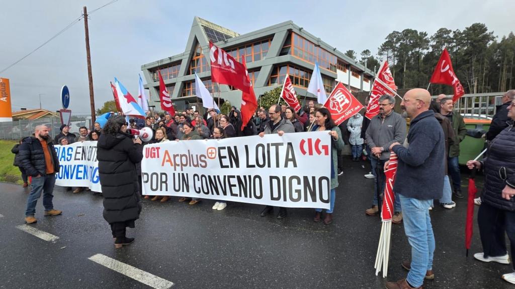 Imagen de la concentración.