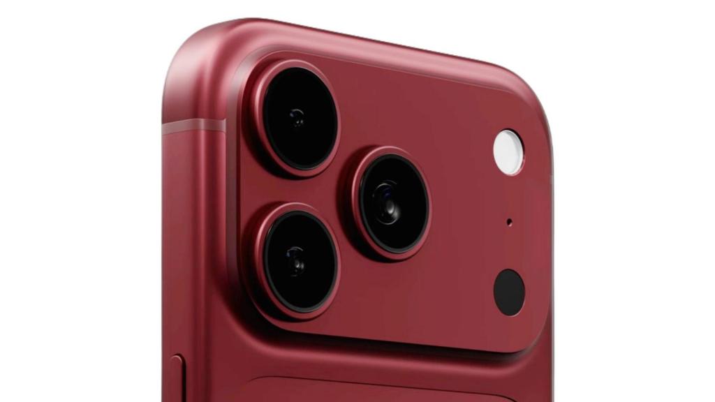 iPhone 18 Pro en su supuesto nuevo color burdeos.