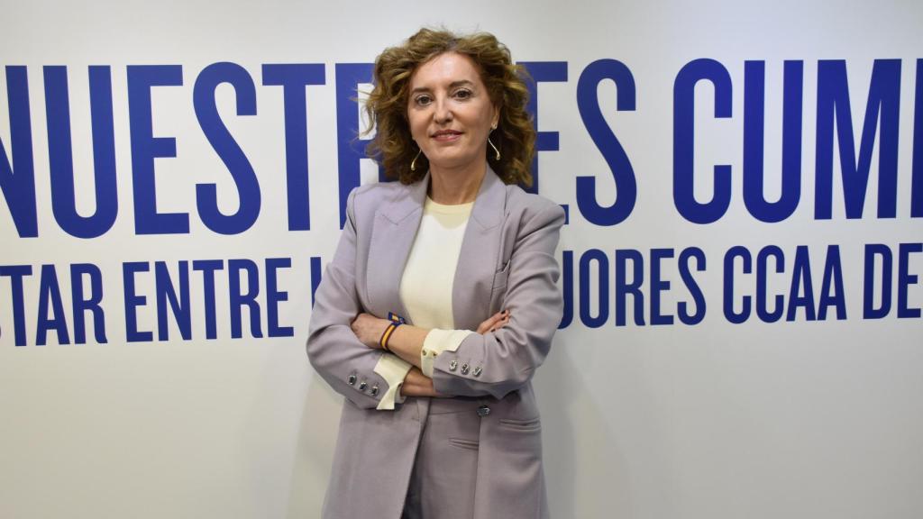 María Pardo, durante la entrevista con EL ESPAÑOL de Castilla y León