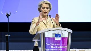 Ursula Von der Leyen, presidenta de la Comisión Europea.