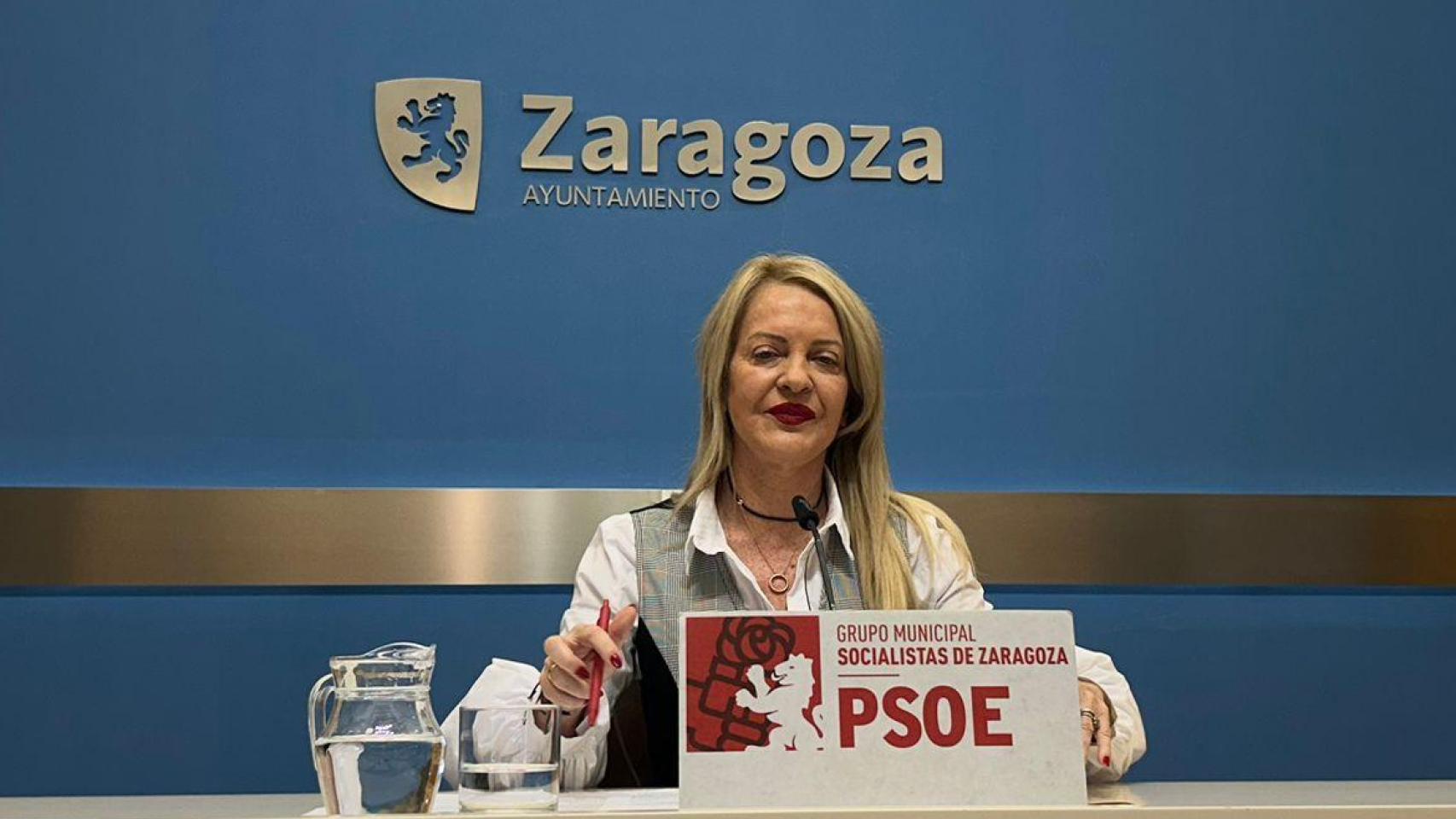 Ros Cihuelo, concejal del PSOE en el Ayuntamiento de Zaragoza.