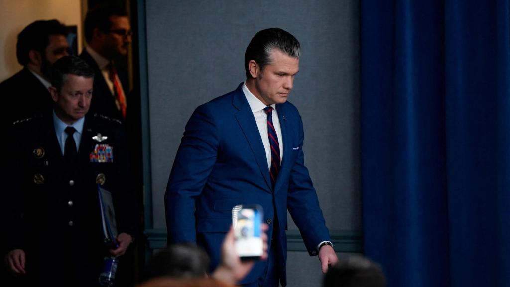 El secretario de la Guerra de EEUU, Pete Hegseth.