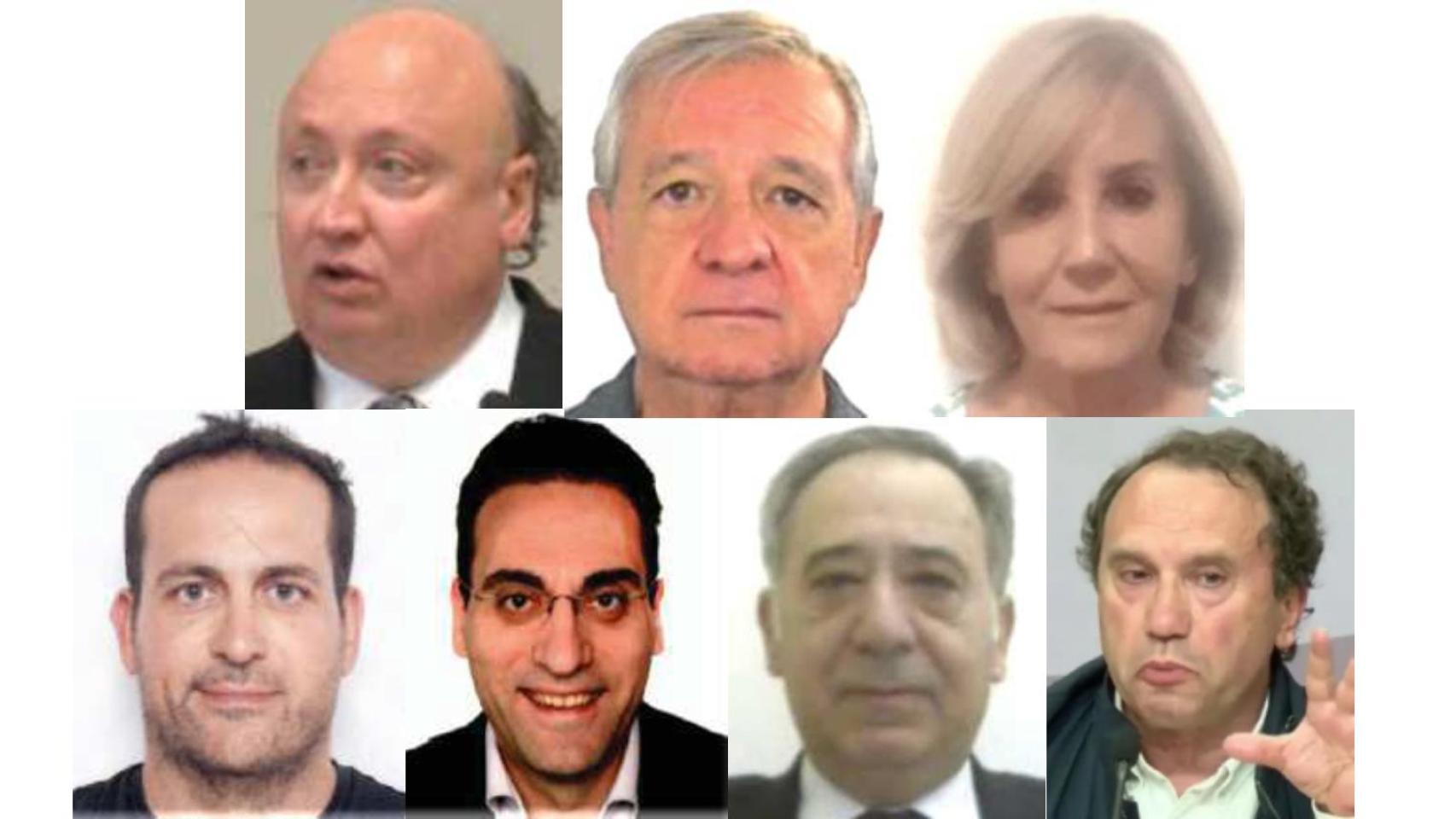 Fernando Samper, Eugenio Domínguez, Montserrat Heredero, Eduardo y Roberto Pérez Águeda, Javier de Lucas y Jesús Lobera