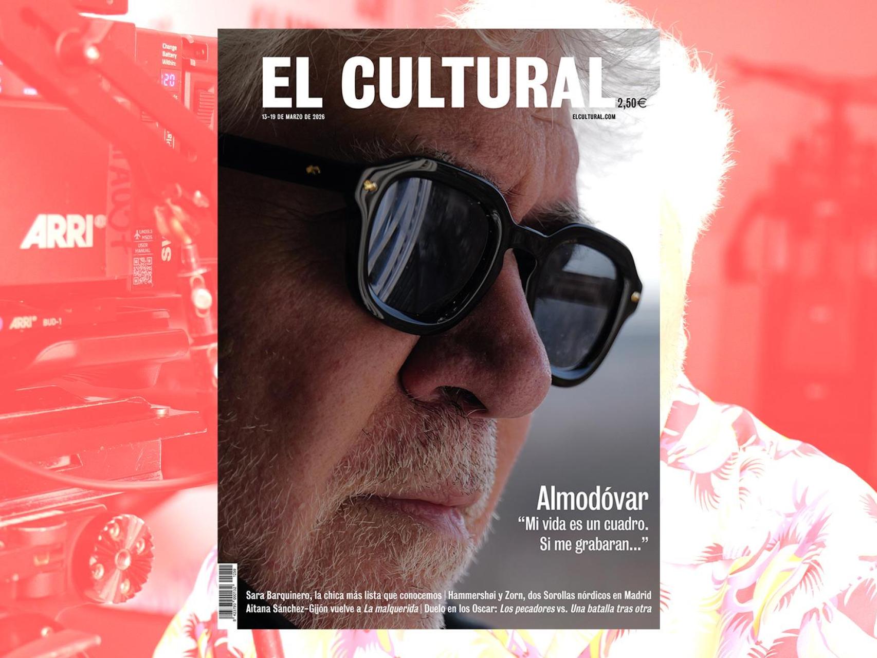 Portada de El Cultural del 13 de marzo de 2026. Pedro Almodóvar fotografiado por Iglesias Mas