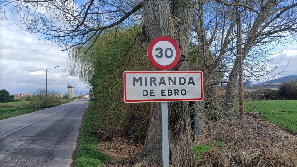 Entrada a Miranda de Ebro, en Burgos.
