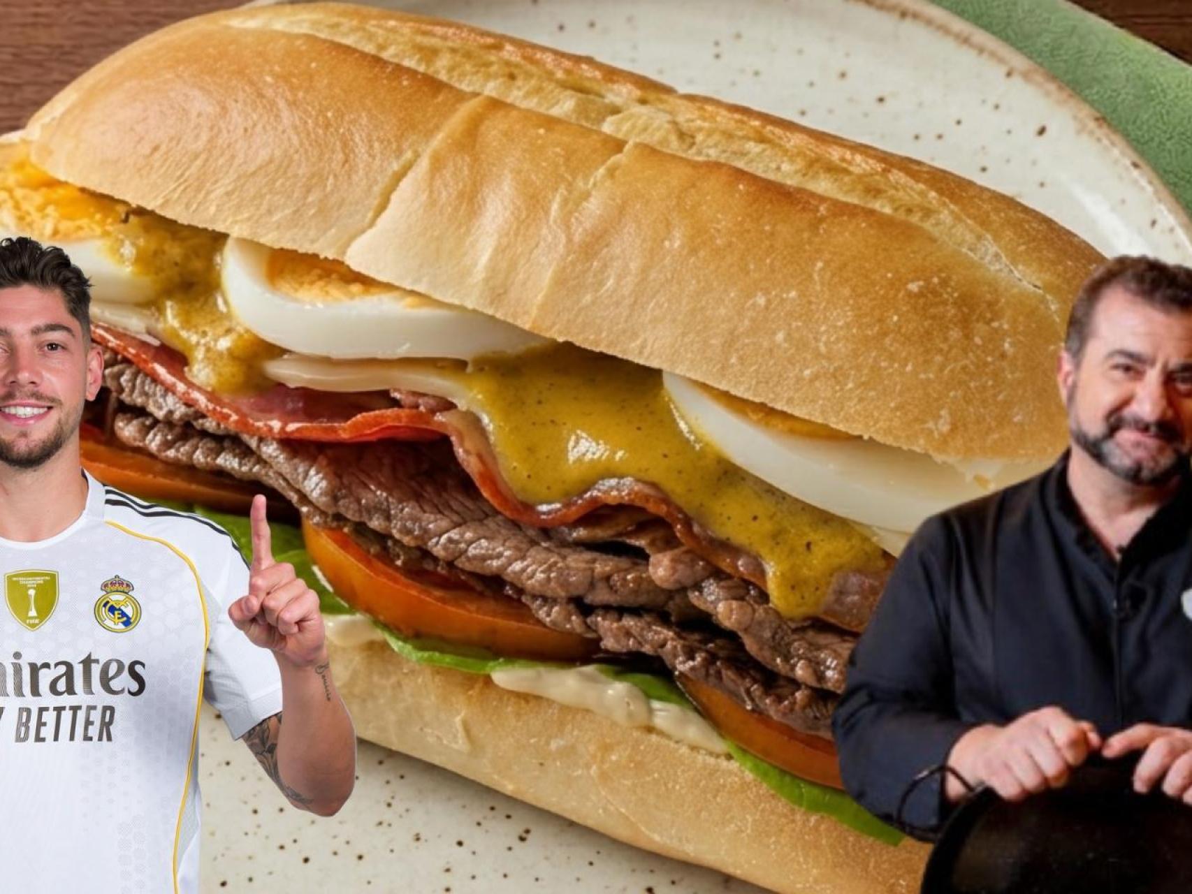 El chivito es el bocadillo favorito de Fede Valverde