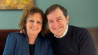 Alfonso Fernández Mañueco y su esposa, Serafina Martín Lozano.