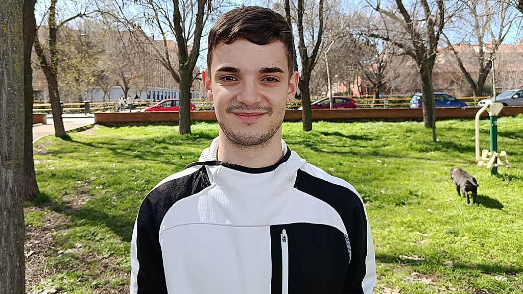 David Martín Santos, joven que será mesa en Tordehumos.