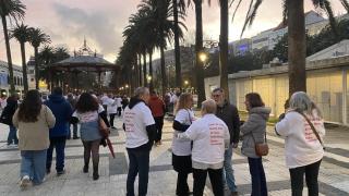 Imagen de la protesta.