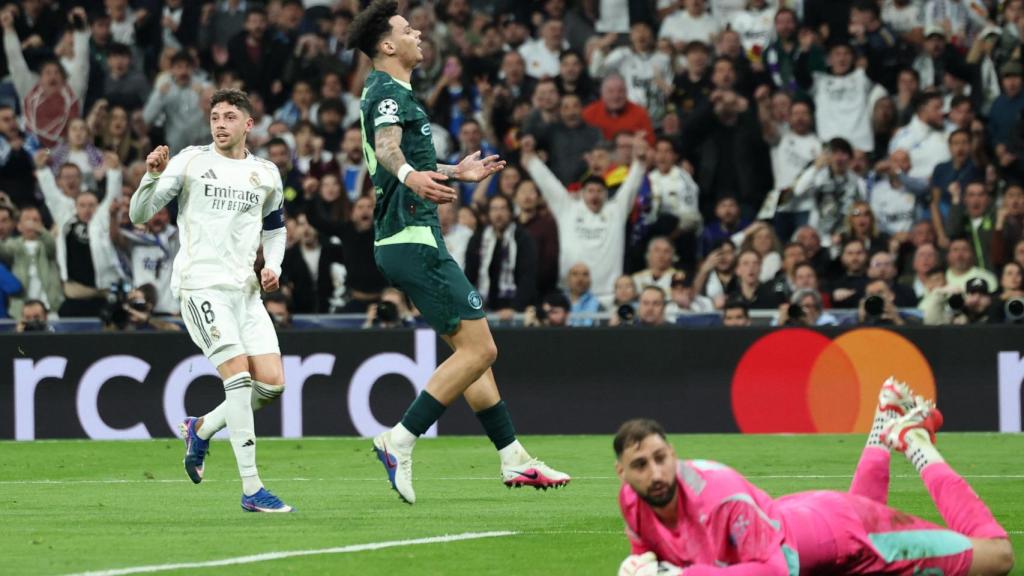 Fede Valverde, tras el gol del 2-0 contra el Manchester City
