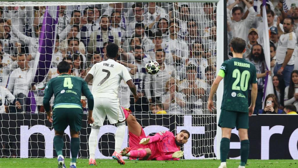 Donnarumma detuvo el penalti a Vinicius con 3-0 en el marcador