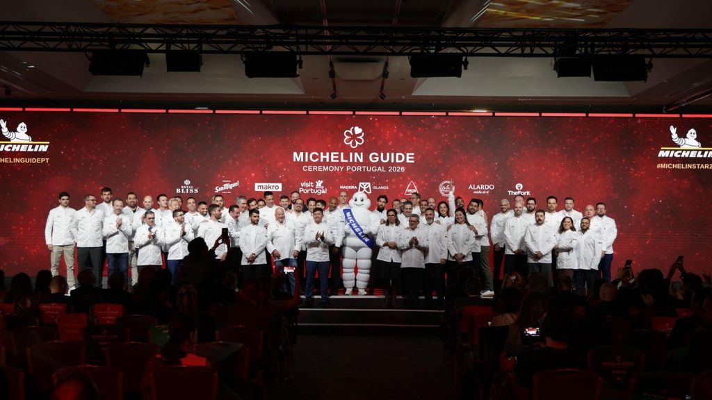 La foto final de los nuevos premiados en la Guía Michelin de Portugal 2026.