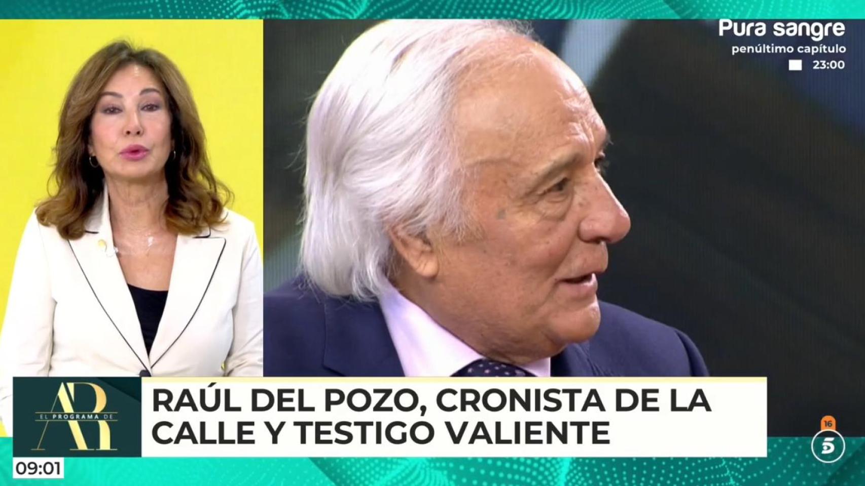 Ana Rosa dedica unas bonitas palabras a Raúl del Pozo.