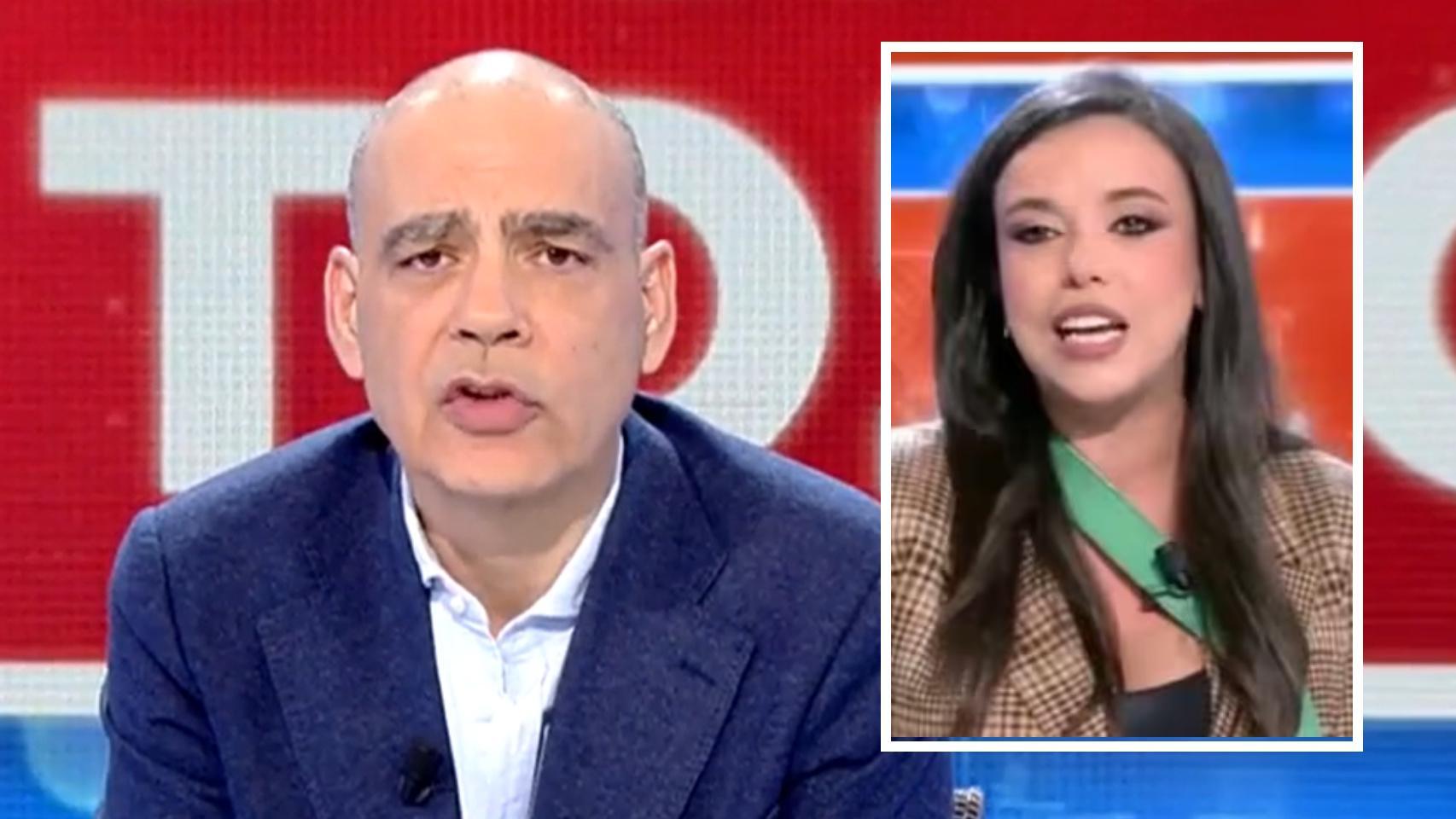 Nacho Abad y Sarah Santaolalla en un montaje de EL ESPAÑOL.