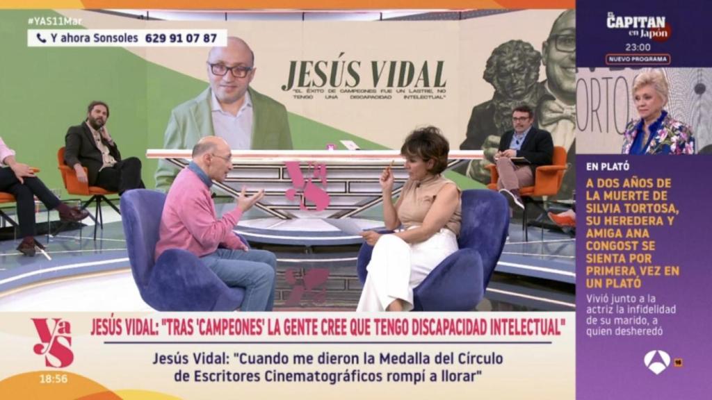 Jesús Vidal y Sonsoles Ónega en 'Y ahora Sonsoles'