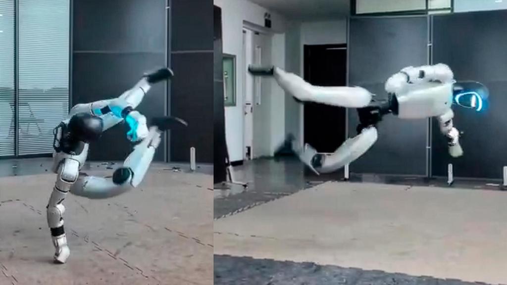 El equilibrio extremo del robot humanoide Unitree G1 con el marco OmniXtreme