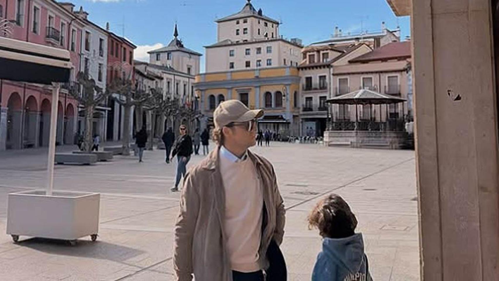 David Bisbal hace una escapada por Aranda de Duero.