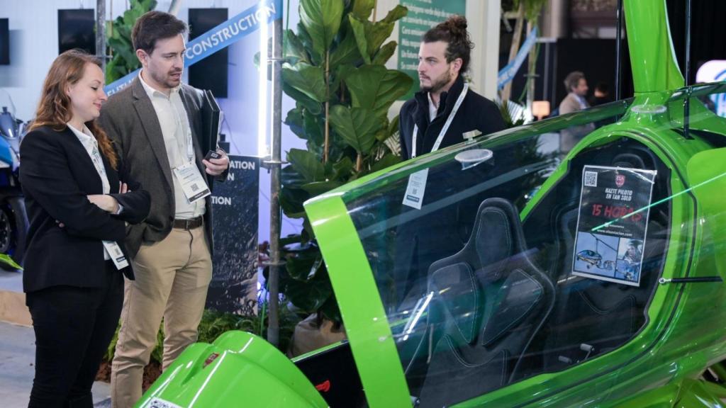 Uno de los dispositivos de movilidad aérea mostrados en eMobility Expo World Congress.