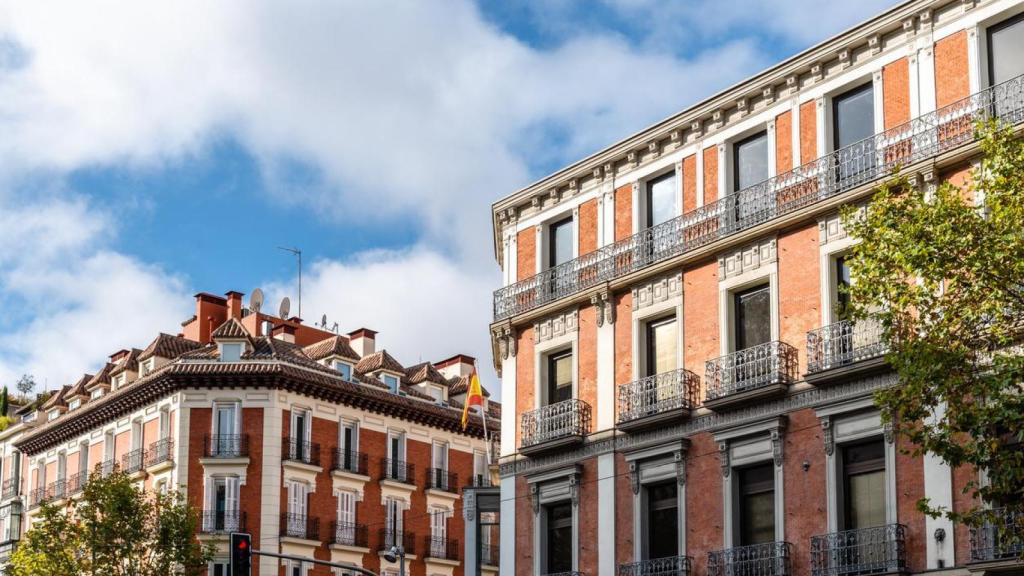Bloque de edificios residenciales en Madrid.