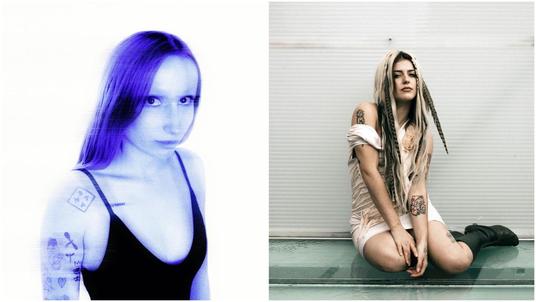 Alba Reche y Zahara con su espectáculo de electrónica.