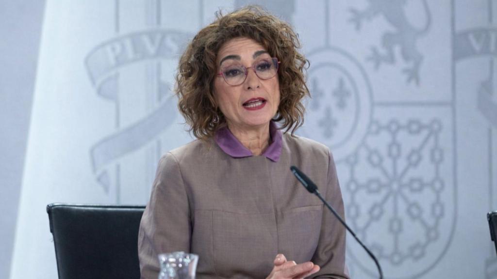 La vicepresidenta del Gobierno, María Jesús Montero.