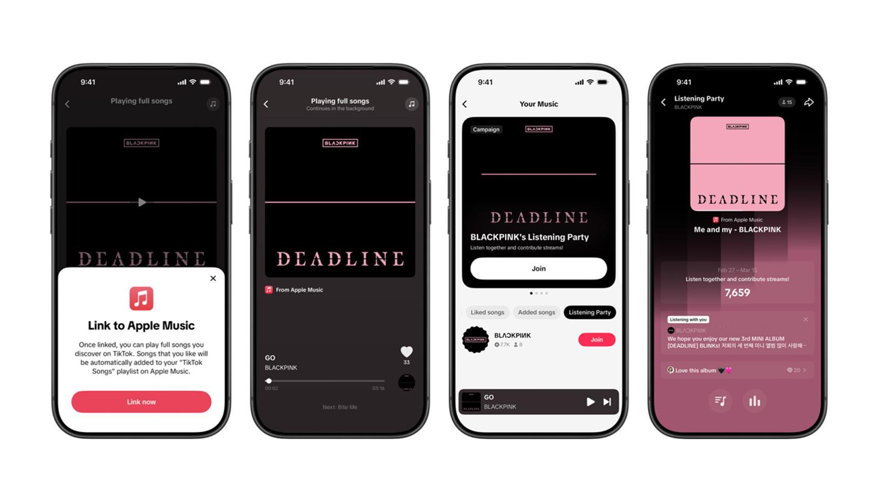 Nuevas funciones de Apple Music en TikTok.