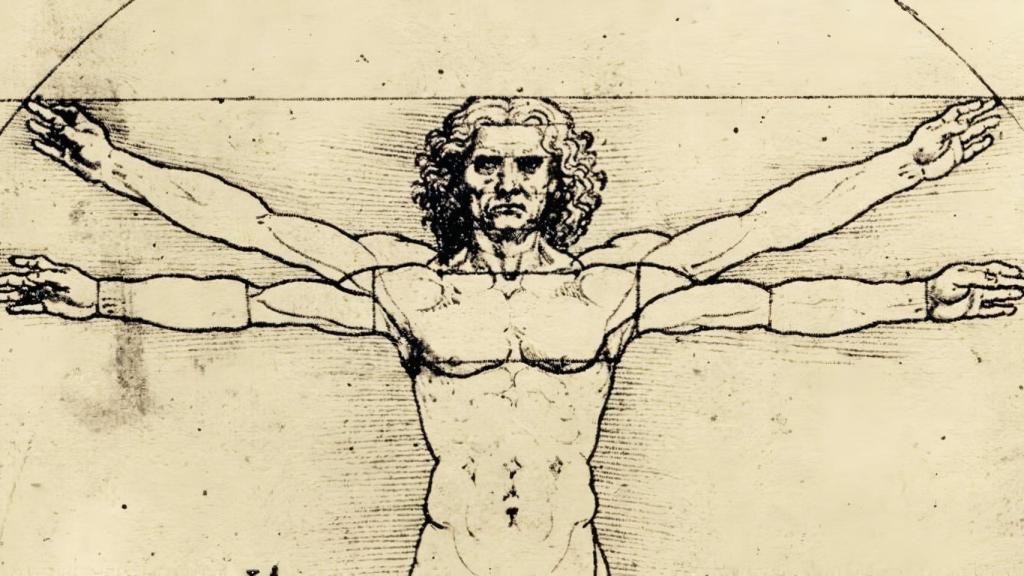 El Hombre de Vitruvio.