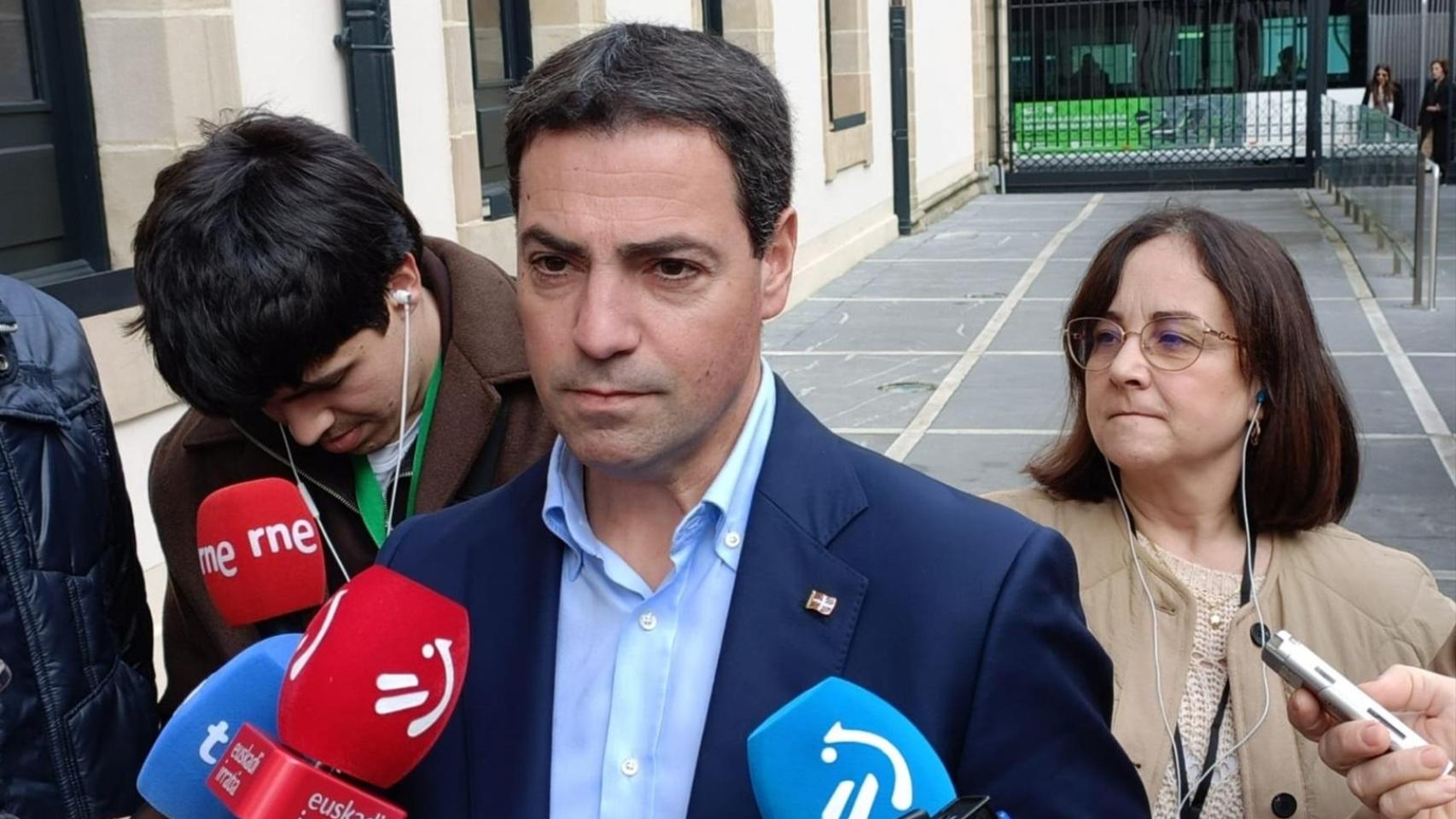El lehendakari Imanol Pradales este jueves.