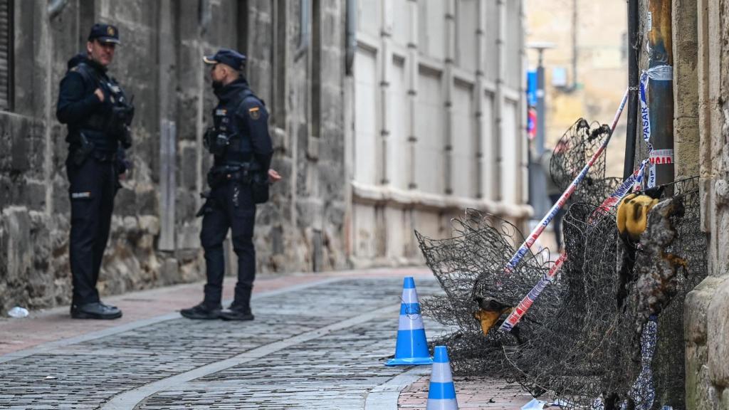 Lugar del triple crimen machista en Miranda de Ebro.