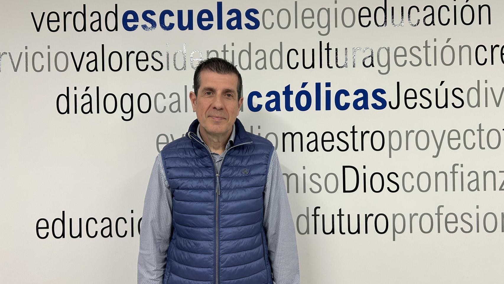 José Ignacio Casajús, secretario autonómico de Escuelas Católicas de Aragón.