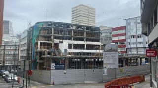 Avanzan las obras en el mercado de Santa Lucía de A Coruña