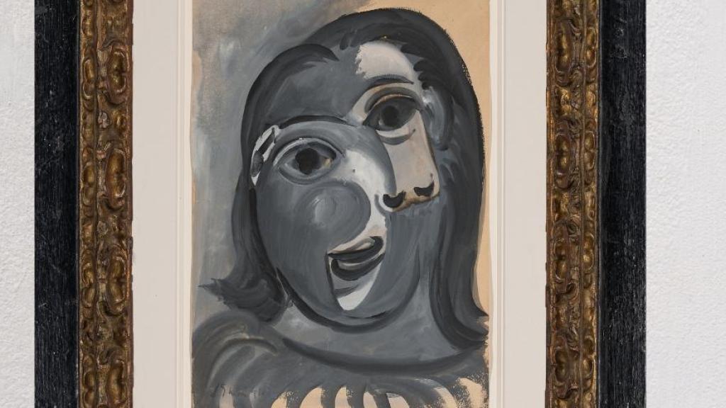 Pablo Picasso: 'Tête de femme', 1941. Gouache sobre papel. 38.9 x 25.4 cm © Succession Picasso, París, 2025