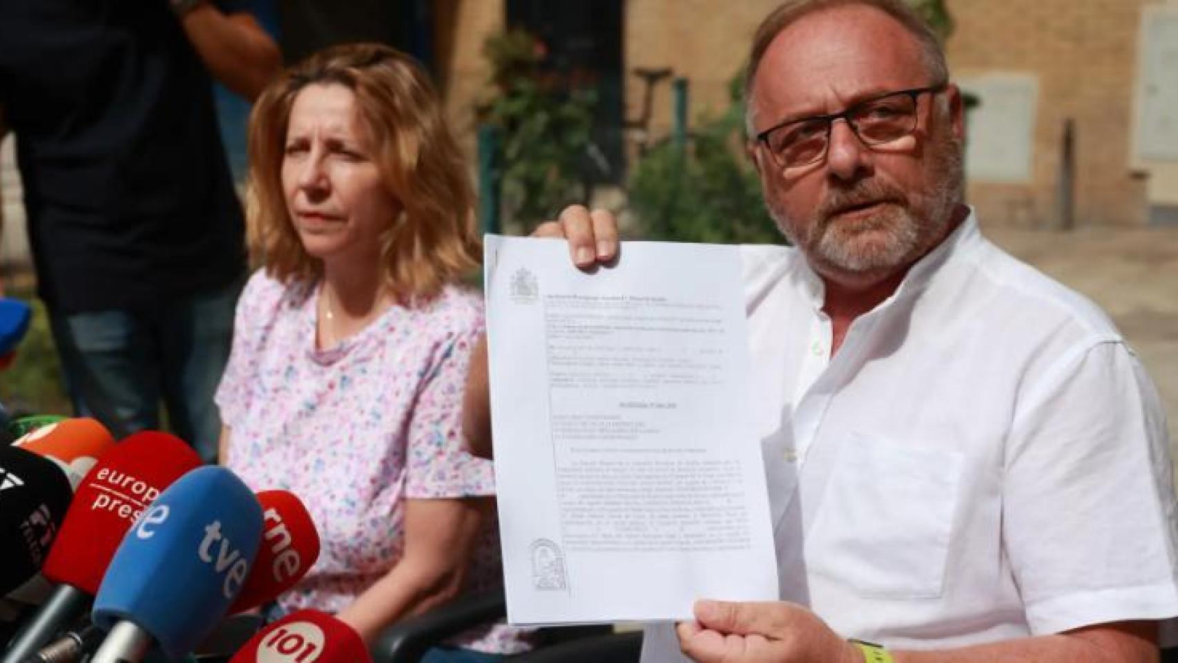 Imagen de los padres de Marta del Castillo.