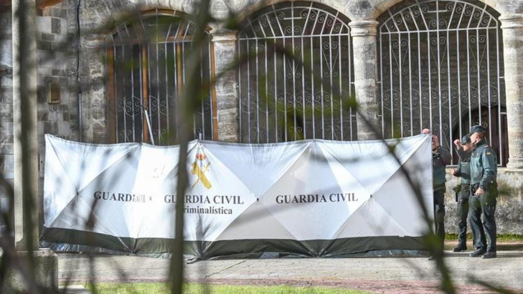 Entrega de las llaves en em monasterio de Belorado.