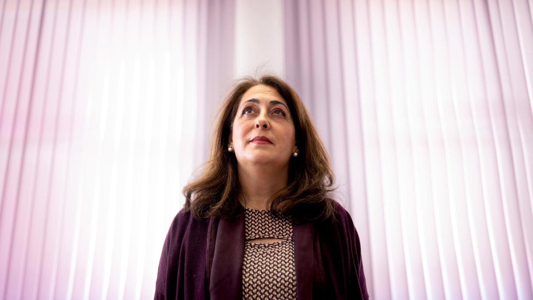 Ana Salinas, en su despacho.