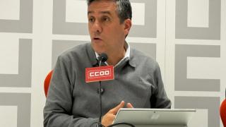 Javier Ortega, secretario regional de CCOO en Castilla-La Mancha.