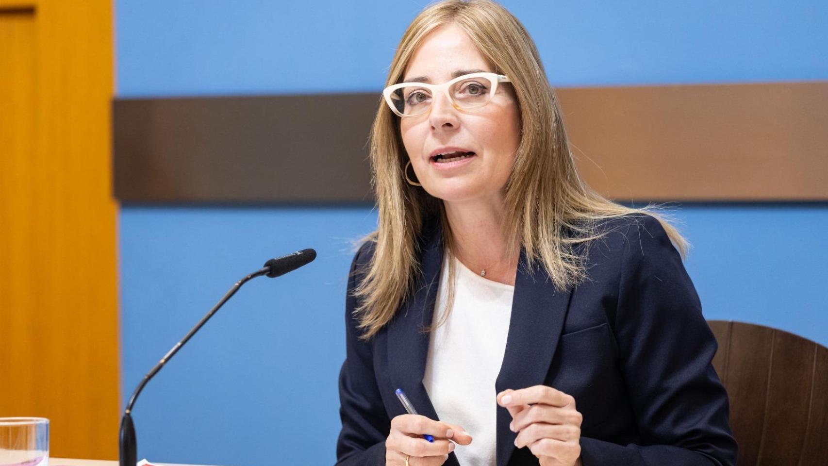 Blanca Solans, la concejal de Hacienda y Fondos Europeos en el Ayuntamiento de Zaragoza.