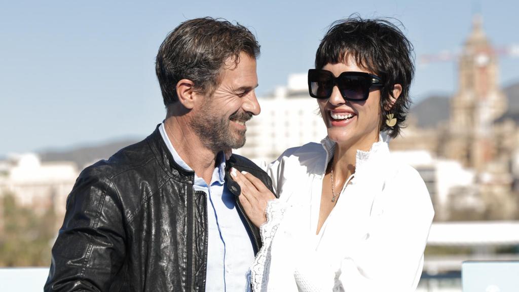 Rodolfo Sancho y Megan Montaner en el Festival de Málaga 2026.