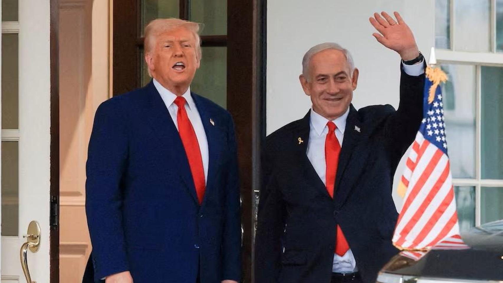 Donald Trump y Benjamin Netanyahu, en una imagen de archivo.