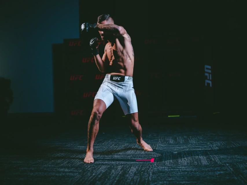 Hecher Sosa, en la sesión de fotos oficial de la UFC