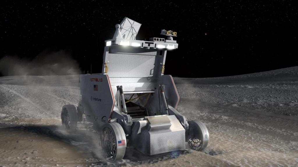 El prototipo de rover lunar de la startup Astrolab.