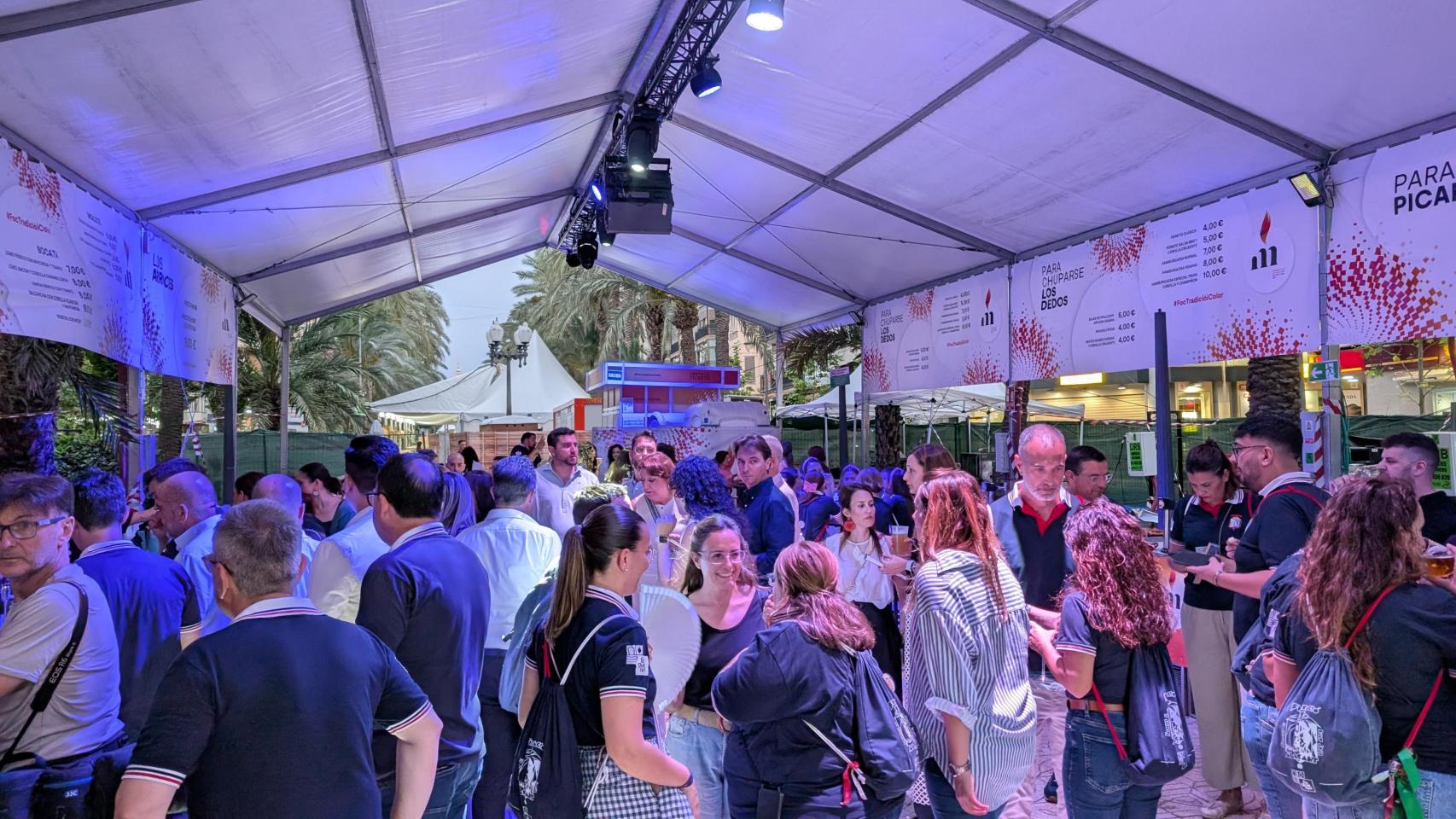 El racó popular del paseo de Soto el pasado 2025.